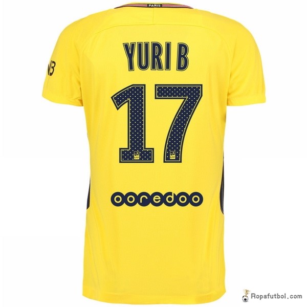 Camiseta Paris Saint Germain Replica Segunda Ropa Yurib 2017/18